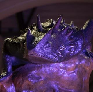 Horned Frog statue